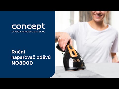 Drabužių Garintuvas - Concept NO8000 0,15 L 1300 W Juodas video