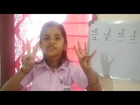Learn easy additions with fingers | Maths | Hanshitha | 1st Class