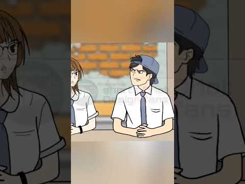 KONA MAKAN DI WARUNG GIBAH  - Animasi Sekolah #shorts #dhotdesign