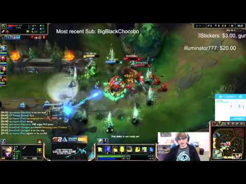 Sneaky Funny Moments/stream Highlights ft.Aphromoo   - Leauge Of Legends 2015 #1