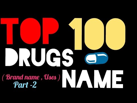 TOP 100 DRUGS NAME , PART 2 (25-50) , With Brand name, uses & Pictures #Pharmacy #Top100Drugs #GPAT