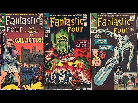 The Galactus Trilogy! Fantastic Four issue 48-50. Stan and Jack's Epic Masterpiece!