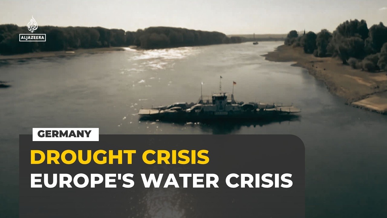 Germany's Rhine River hits record low as drought threatens food And economy