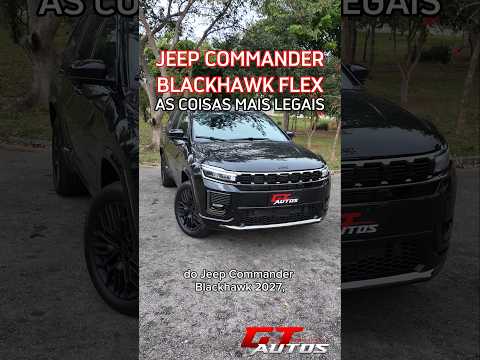 As coisas mais legais do Jeep Commander Blackhawk Flex 2027! #shorts