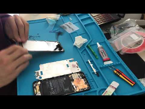 Xiaomi MI A2 screen and frame replacement (no edit)