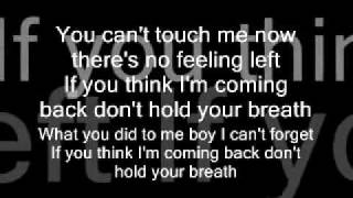 Nicole Scherzinger - Don&#39;t Hold Your Breath - Lyrics