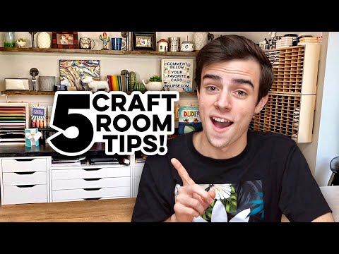 5 Tips To Create A PERFECT Craft Room!