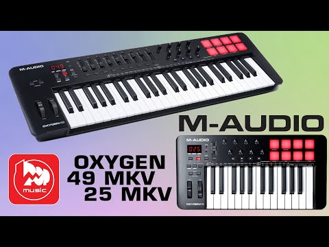 [Eng Sub] M-Audio Oxygen mkV midi keyboards (25, 49 and 61 full-size keys)