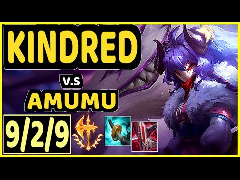 HY0G4 (KINDRED) vs AMUMU - 9/2/9 KDA JUNGLE CHALLENGER GAMEPLAY - BR