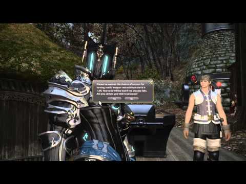 FINAL FANTASY XIV: A Realm Reborn Obtaining Excalibur and Aegis Shield
