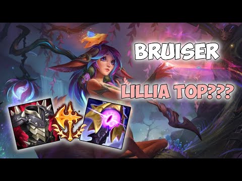 BRUISER LILLIA TOP DOESN'T TAKE DMG - League of Legends