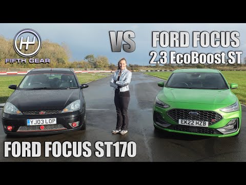 Ford Focus ST170 vs Ford Focus 2.3 EcoBoost ST - Shootout OLD VS NEW | Fifth Gear