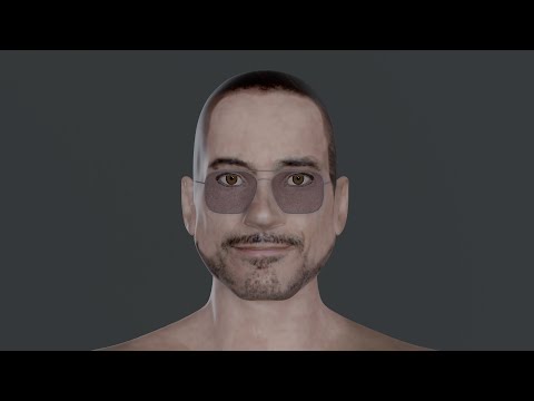 REALISTIC TEXTURE PAINTING OVER CHARACTER CREATED WITH MBLAB AND BLENDER 2.81 ( TONY STARK )