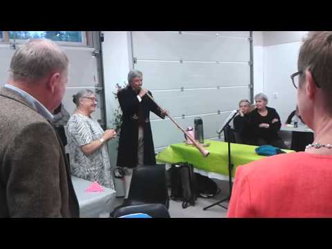 Ingemar Ihlis på näverlur