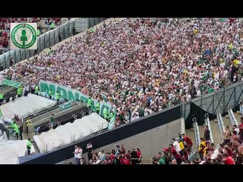 TORCIDA DO PALMEIRAS CALA O MARACANÃ COM LINDA FESTA EM JOGO CONTRA O FLAMENGO