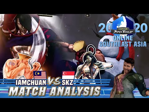 SFV CE Match Analysis: CPT Online SE Asia 1 GRAND FINALS - IamChuan (Guile) vs. SKZ (Seth)
