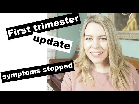 MY SYMPTOMS HAVE DISAPPEARED | 9-12 week pregnancy update | Kate+