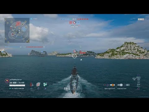 World of Warships: Legends  Paolo Emilio amazing destroyer
