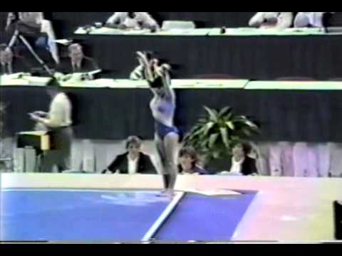 5th T CZE Jana Labakova FX - 1985 World Gymnastics Championships 9.575