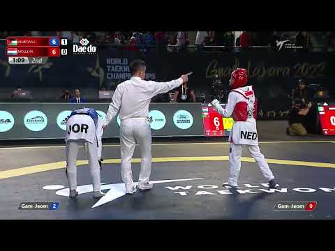 311 M-54kg R-32 IHMEDAN Loiy JOR 🔵 vs 🔴 MOLLE Milan NED I Guadalajara 2022 WT Championships