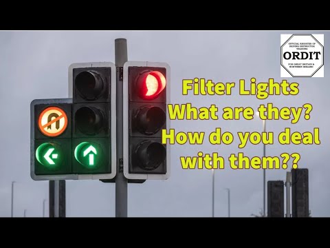 Driving lessons Traffic Lights - Filter lights -Turning left and right