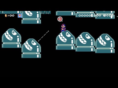 Super Mario Maker 2 - Banzai Bill Ride by Buritobob - No Commentary