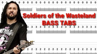DragonForce - Soldiers of the Wasteland BASS TABS | Tutorial | Lesson