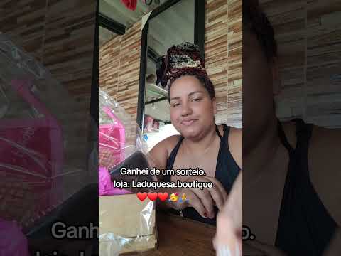 Ganhei o sorteio da Loja @laduquesa.boutique em Águas lindas De Goiás...