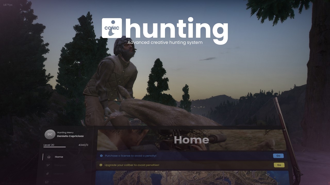 Iconic-Hunting - GTA V Script on Forge Mods
