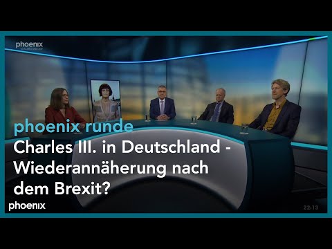 phoenixRunde: Charles III. in Deutschland - Wiederannäherung nach dem Brexit?