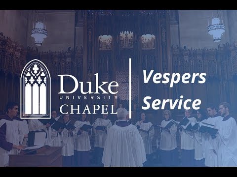 Choral Vespers Worship Service - 2/13/20