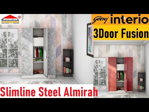 Home furniture royal ivory godrej steel door storwel almirah