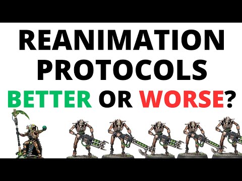 Reanimation Protocols in 10th Edition - BETTER or WORSE? Necrons Rules Review