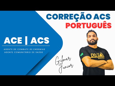 ⭐CORREÇÃO DA PROVA - PORTUGUÊS - ACS NOVA IGUAÇU - GILMAR JUNIOR 🚨