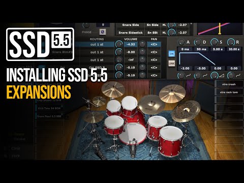 Installing Expansion Packs in Steven Slate Drums 5.5 (SSD 5.5)