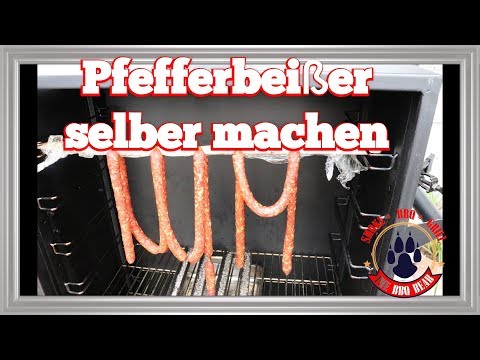 Pfefferbeißer selber machen / Kalträuchern / Rohesser herstellen/|The BBQ Bear|