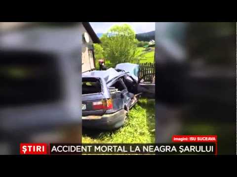 Accident  mortal la Neagra Sarului Bucovina TV ro