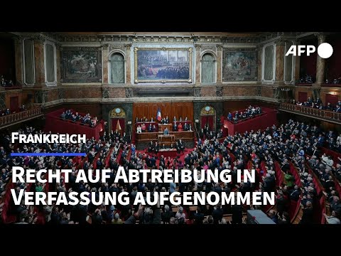 Frankreich nimmt "Freiheit zur Abtreibung" in die Verfassung auf | AFP
