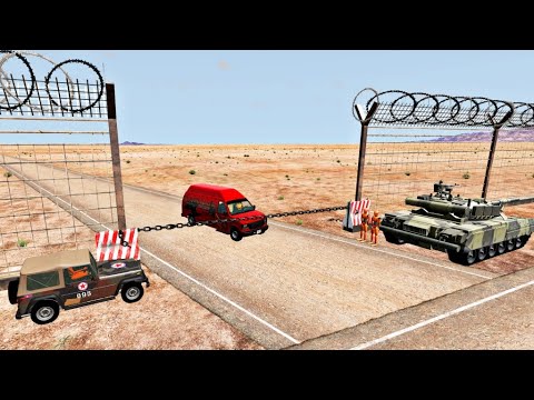 Cars vs Chain – BeamNG.Drive