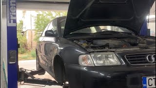Audi A3 8L Front shock absorbers replacement