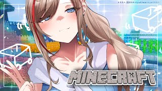 声入り🐑🎵おかたづけ&修繕ダービー - 【マイクラ】テラコッタ使っちゃおっかな~!【来栖夏芽/にじさんじ】