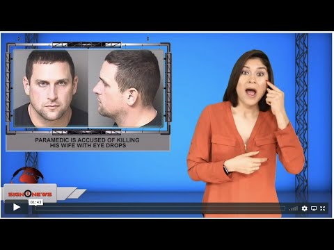 Paramedic is accused of killing his wife with eye drops (ASL - 12.25.19)