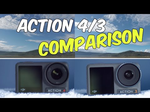 DJI Osmo Action 4 vs Osmo Action 3