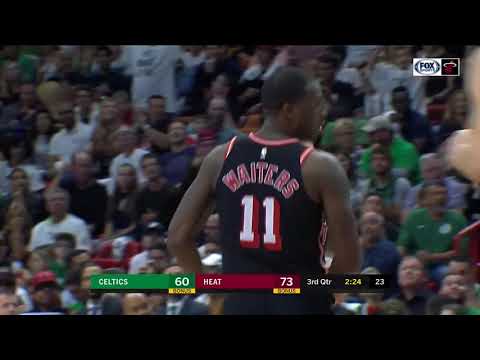 2017.11.22 Celtics vs Heat Winslow, Waiters, Richardson Highlights