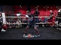 JERMELL CHARLO'S FULL SHADOW BOXING ROUTINE - CHARLO VS TROUT
