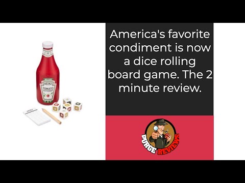 The Purge: # 3914 HEINZ Ketchup Dice Game: The 2 Minute Review... does the IP and game match?