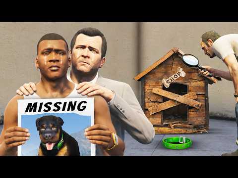 GTA 5 - CHOP IS MISSING... Franklin’s Emotional Breakdown!
