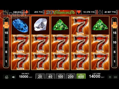 20 Diamonds Slot - Mega Big Win