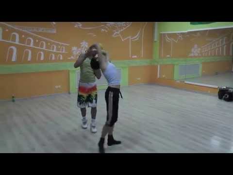 Zouk Class 04.08.14 at Brazuka Dance School - Wakko, Katia