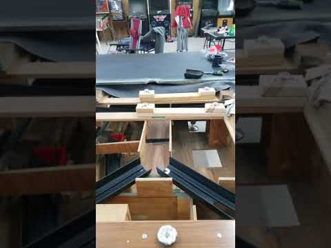 Coin operated pool table  magnetic ball return